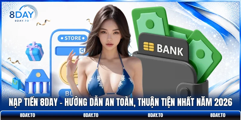Nạp Tiền 8DAY - Hướng Dẫn An Toàn, Thuận Tiện Nhất Năm 2026 1 Nạp Tiền 8DAY - Hướng Dẫn An Toàn, Thuận Tiện Nhất Năm 2026